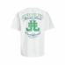 Детски Тениска с къс ръкав Jack & Jones Jorcole Back Print Бял Зелен