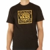 Heren-T-Shirt met Korte Mouwen Vans Original B-B  Zwart