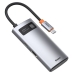 USB Hub Baseus CAHUB-CY0G Sølv