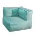 Canapé de jardin Gissele Turquoise Nylon 80 x 80 x 64 cm