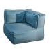 Canapé de jardin Gissele Bleu clair Nylon 80 x 80 x 64 cm