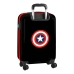 Cabin suitcase Capitán América Black 20'' 34,5 x 55 x 20 cm