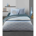 Bettdeckenbezug HOME LINGE PASSION Weiß Blau 240 x 260 cm