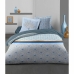 Bettdeckenbezug HOME LINGE PASSION Weiß Blau 240 x 260 cm
