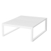 Mesa de Centro Io Blanco Aluminio 100 x 100 x 45 cm