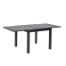 Jedálenský stôl Thais Grafitová Aluminium 90 x 90 x 74 cm