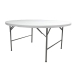 Összecsukható Asztal Fehér HDPE 122 x 122 x 74 cm