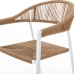 Kerti szék Neska ii Vit Syntetisk Aluminium 56 x 59,5 x 81 cm
