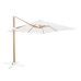 Пляжный зонт Tiber Balts Alumīnijs Tīkkoks 300 x 300 x 250 cm
