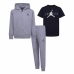 Otroški športni outfit Jordan Essentials Box Črna Siva