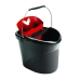 Úklidový kbelík Vileda Ultramax Černý Červený Plastické 10 L 38 x 38 x 38 cm