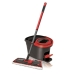 Mop with Bucket Vileda Ultramax Black Red Plastic Fibre
