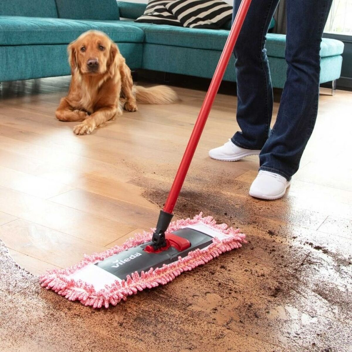 Mop Vileda Pet Pro Microfibră