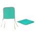 Chair cushion 38 x 2,5 x 38 cm (4 Units)
