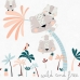Capa de Edredão para Berço Cool Kids Wild And Free Reversível 100 x 120 + 20 cm