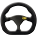 Racing Steering Wheel OMP Formula Quadro Suede Black 25 x 23 cm