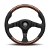Racing Steering Wheel Momo Dark Fighter Ø 35 cm Wood Black