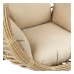 Pakabinamas sodo fotelis DKD Home Decor Rusvai gelsva Ruda Spalvotas Aliuminis sintetinis rotangas 90 x 70 x 110 cm