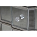 Chiffonier Home ESPRIT Silver Mirror MDF Wood 47,5 x 35,5 x 113,5 cm