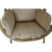 Garden sofa DKD Home Decor Brown 90 x 70 x 110 cm Beige Metal synthetic rattan (90 x 65 x 193 cm)