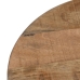 Masa laterală Negru Natural Lemn Metal Fier lemn și metal Lemn de mango 43 x 43 x 49 cm