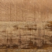 Mesa auxiliar Negro Natural Madera Metal Hierro madera y metal Madera de mango 43 x 43 x 49 cm