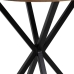 Stranska miza Črna Naraven Les Kovina Železo les in kovina Mangov les 43 x 43 x 49 cm