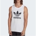Heren Mouwloos T-shirt Adidas  TREFOIL TANK IA4808  Wit