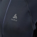Unisex Langarmet T-skjorte Odlo 1/2 Zip Zeroweight Svart
