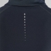 Uniseks T-Shirt met Lange Mouwen Odlo 1/2 Zip Zeroweight Zwart
