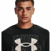 Heren-T-Shirt met Lange Mouwen Under Armour Logo Crew Zwart