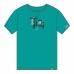 Short Sleeve T-Shirt Cállate la Boca   Turquoise Sidecar