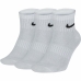 Sports Socks Nike Everyday Lightweight 3 pairs White