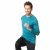 Unisex tričko s dlouhým rukávem Odlo Essential Thermal Modrý