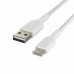 USB A to USB C Cable Belkin CAB002BT0MWH 15 cm
