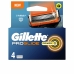 Cuchilla de Afeitar Gillette Fusion Proglide Power (4 Unidades)