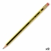 Blyertspenna med suddgummi Staedtler Noris 122 HB (12 antal)