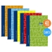 Set notitieboekjes Lamela Multicolour Quarto 5 Onderdelen 80 Lakens