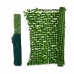 Zahradní plot Listy 1,5 x 3 m Světle zelená Plastické (4 kusů)