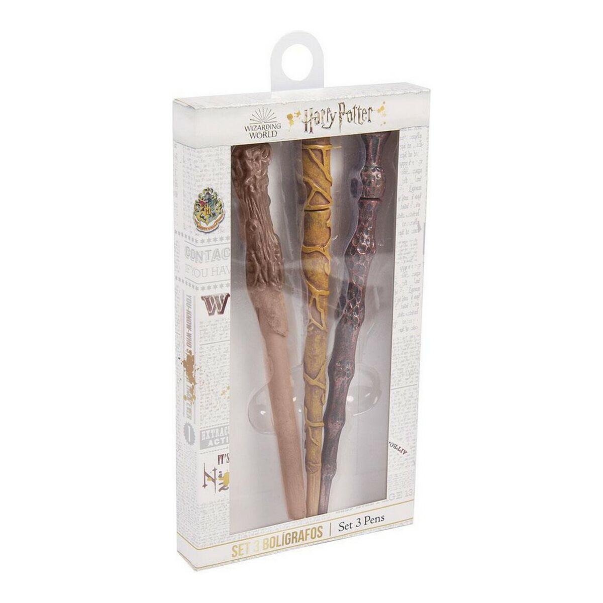 Set Pisal Harry Potter Rjava (3 pcs)