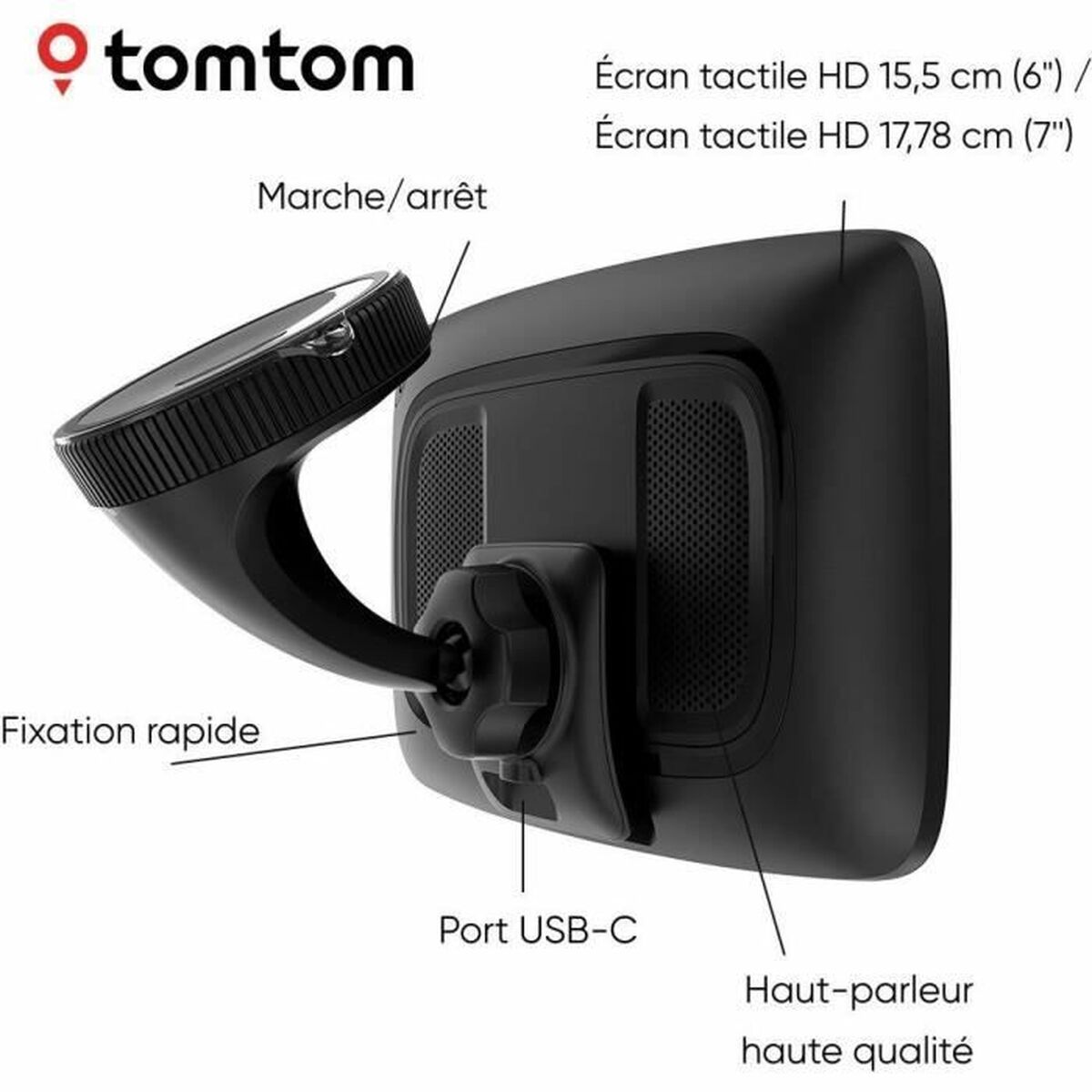 GPS TomTom HD 7"