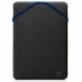 Housse d'ordinateur portable Hewlett Packard Bleu Noir Réversible 15,6