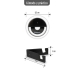 Rechargeable Selfie Ring Light KSIX TP-8427542116006_BXYOUTBMINI_Vendor 3W