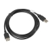 USB jatkojohto Lanberg Urospistoke/Pistorasia 480 Mb/s Musta