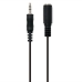 Cable Audio Jack (3,5 mm) Ewent Negro