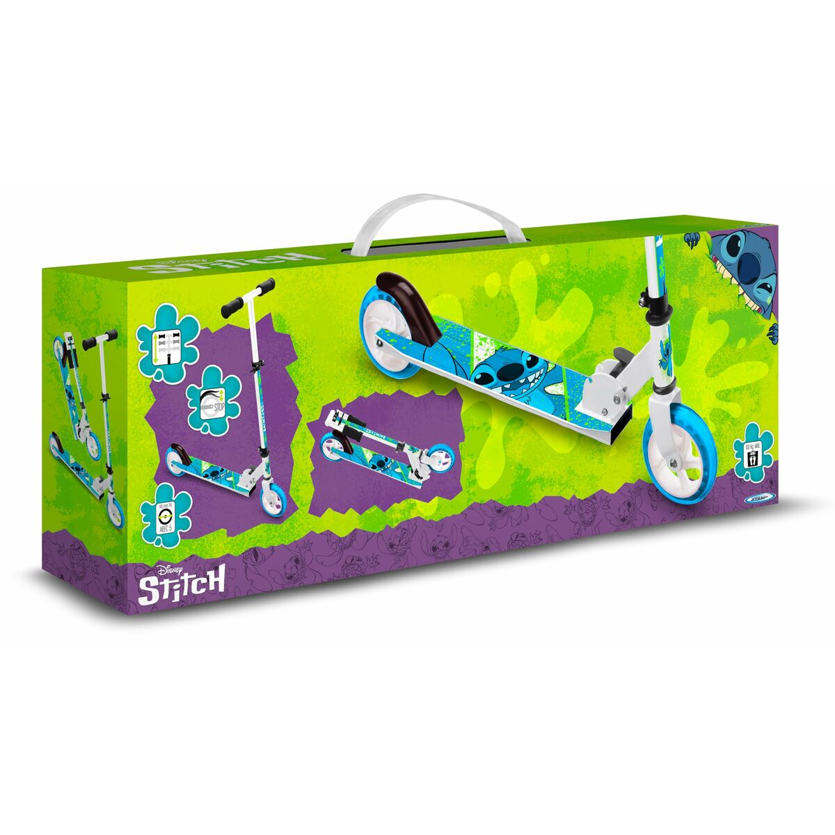 Trotinete Disney Stitch Azul