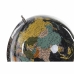 Globus světa DKD Home Decor Černý Kov Papír Plastické 31 x 33 x 60 cm