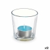 Aromatizuota žvakė 7 x 7 x 7 cm (12 vnt.) Stiklas Vandenynas