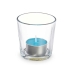 Scented Candle 7 x 7 x 7 cm (12 Units) Glass Ocean