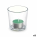 Świeczka Zapachowa 7 x 7 x 7 cm (12 Sztuk) szklanka/kieliszek Bambus